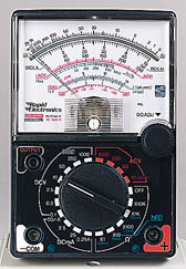 Analogue Multimeter, photograph © Rapid Electronics